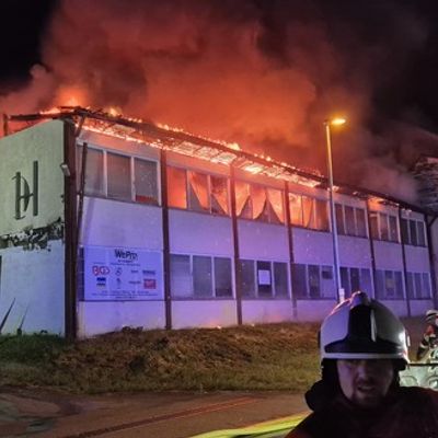 KFV Sigmaringen: 17.06.2026 Brand Industriegebäude in Neufra