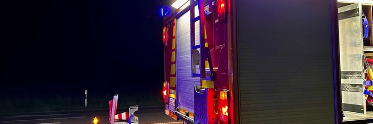 FW Hünxe: Amtshilfe für den Rettungsdienst auf der BAB 3
