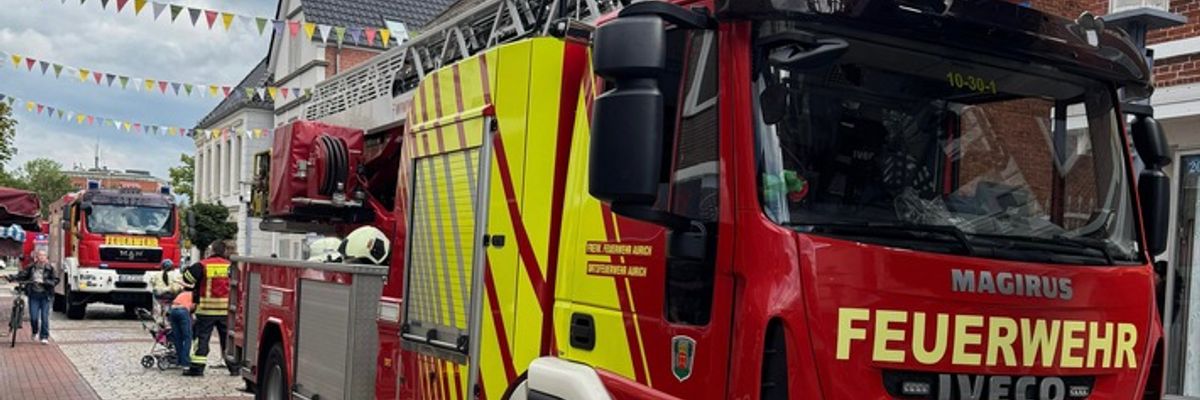 FW-AUR: Röstmaschine geriet in Brand