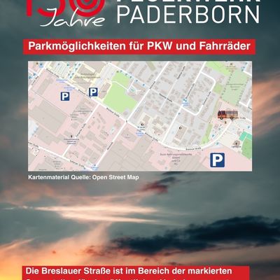FW Paderborn: Breslauer Str am Sonntag teilweise gesperrt - Tag der offenen Tür der Feuerwehr Paderborn