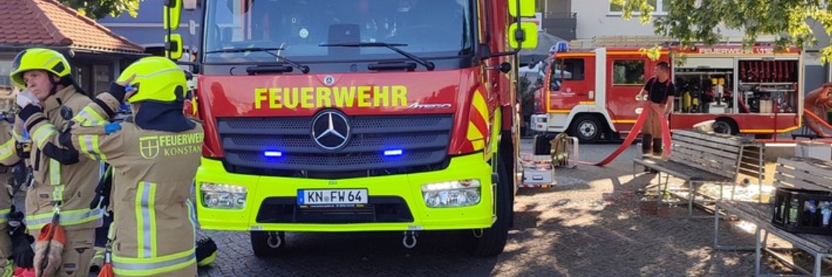 FW Konstanz: Brand auf Segelboot
