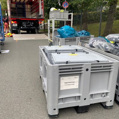 FW-Velbert: Brand in einem Firmengebäude am Rosenkamp