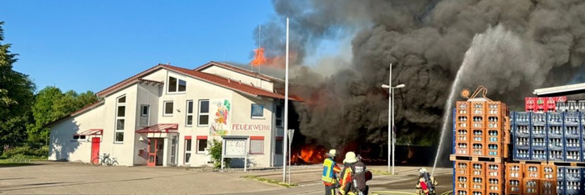 FW LK Esslingen: Abschließende Pressemitteilung: Großbrand im Feuerwehrhaus Unterensingen - Nachlöscharbeiten abgeschlossen (Stand 16.06.2026, 19 Uhr)