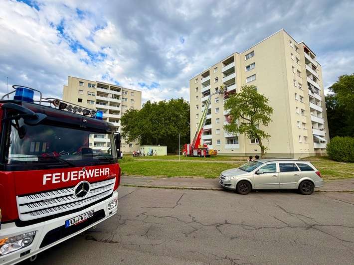 FW Weinheim: Rauchwarnmelder löst Feuerwehreinsatz in Hochhaus aus