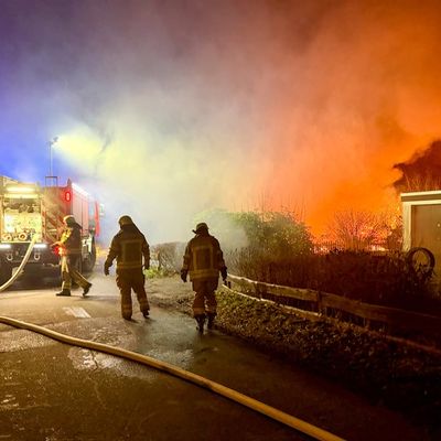 FW Osterholz-Scharm.: Gebäudebrand