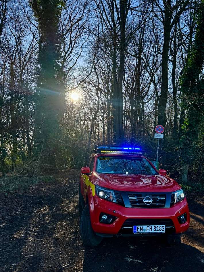 FW-EN: Waldrettung und erneuter Brandmeldealarm - Mehrere Einsätze für die Feuerwehr am Sonntag und Montag
