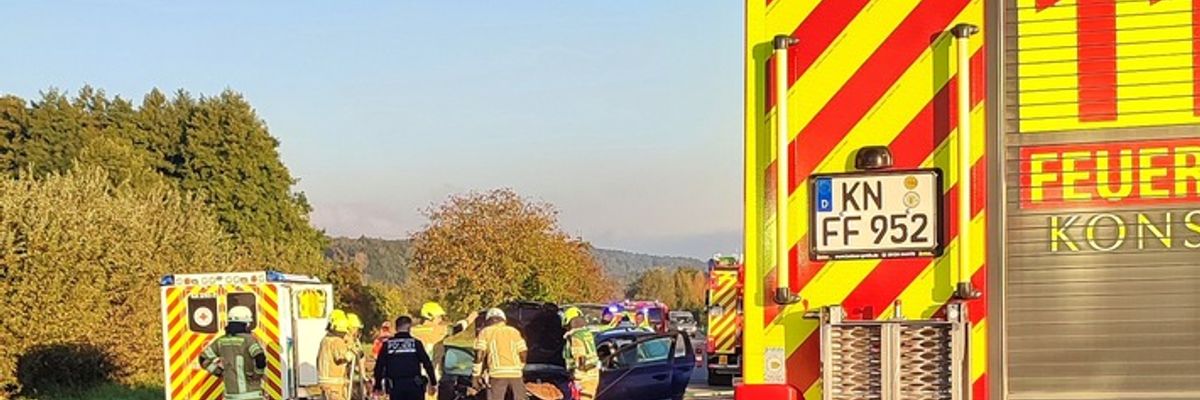 FW Konstanz: Verkehrsunfall
