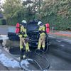 FW Rheurdt: PKW brennt im Motorraum