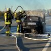 FW-ROW: Mini Cooper brennt in voller Ausdehnung