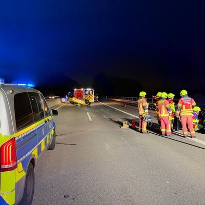FW-Velbert: Verkehrsunfall auf der BAB 535