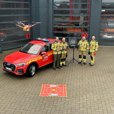 FW Alpen: Freiwillige Feuerwehr Alpen stellt Drohne in Dienst
