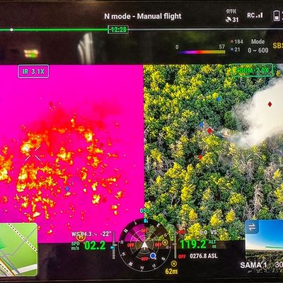 FW Dresden: Waldbrand in der Dresdner Heide