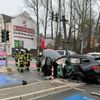 FW-BO: Verkehrsunfall auf der Herner Straße - Zwei Verletzte, Ampelmast beschädigt