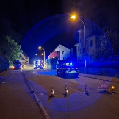 KFV-CW: Gasaustritt in Langenbrand / OD Stunden lang gesperrt / Permanente Messungen