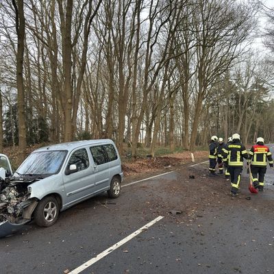 FW-AUR: Baum-Aufprall reißt Motorblock aus PKW
