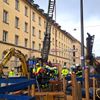 FW-M: Bauarbeiter abgestürzt (Maxvorstadt)