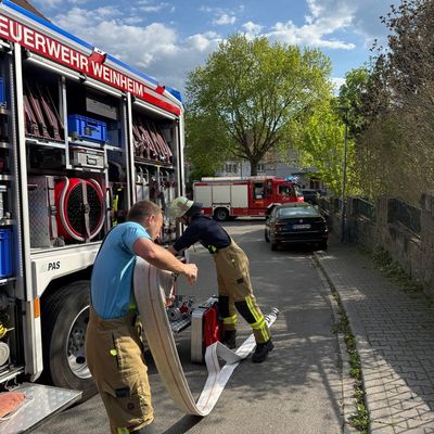 FW Weinheim: Weinheimer Feuerwehr im Einsatz