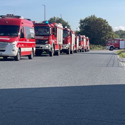 FW-ROW: Kreisfeuerwehrbereitschaft Rotenburg-Nord übt in Loxstedt