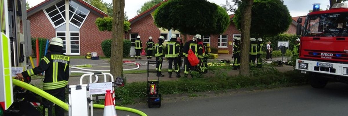 FW Sonsbeck: Brand in Kindertagesstätte - Alle Kinder und Erwachsenen unverletzt