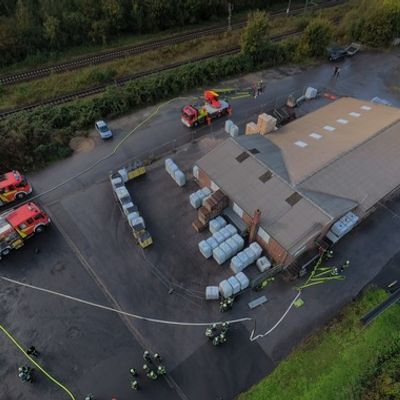 FW-WRN: Feuerwehr Werne probt den Ernstfall bei Gesamtwehrübung