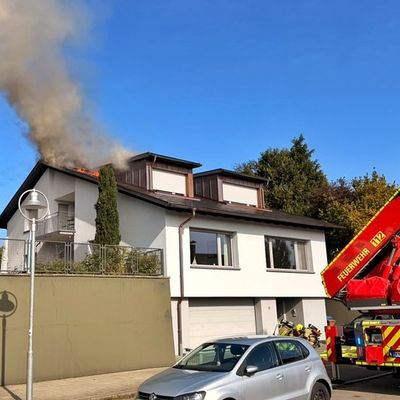 FW Konstanz: Dachstuhlbrand