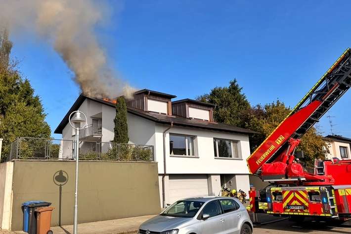 FW Konstanz: Dachstuhlbrand