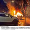 FW-M: Zwei Glascontainer in Vollbrand (Harthof)