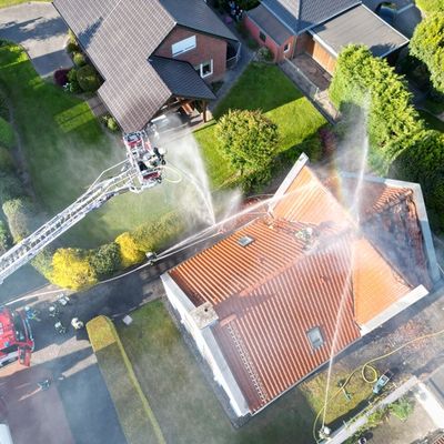 FW Datteln: Dachstuhlbrand