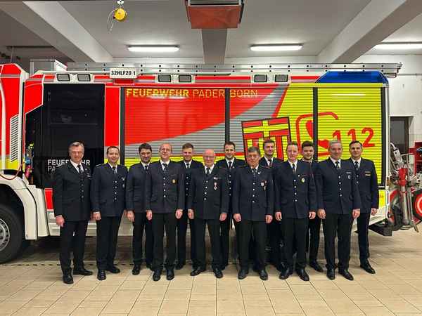 FW Paderborn: Jahreshauptversammlung Löschzug Sande