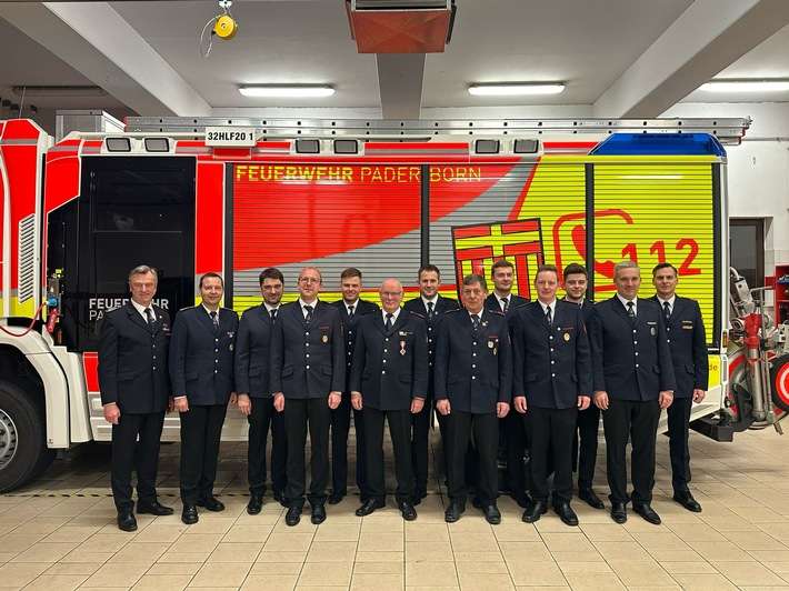 FW Paderborn: Jahreshauptversammlung Löschzug Sande