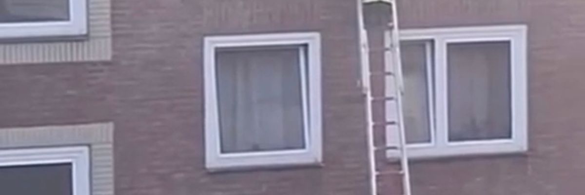 FW Voerde: Die Feuerwehr Voerde rettete Katze aus misslicher Lage