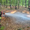 FW VG Westerburg: Aufmerksame Spaziergängerin meldet Rauchentwicklung im Wald - Feuerwehr verhindert großen Waldbrand