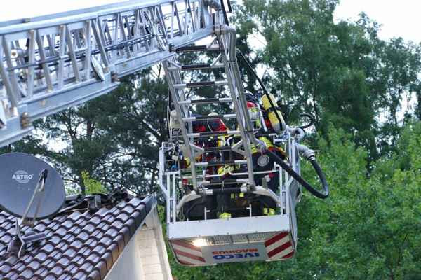 FW Stockach: Brand eines Dachstuhls