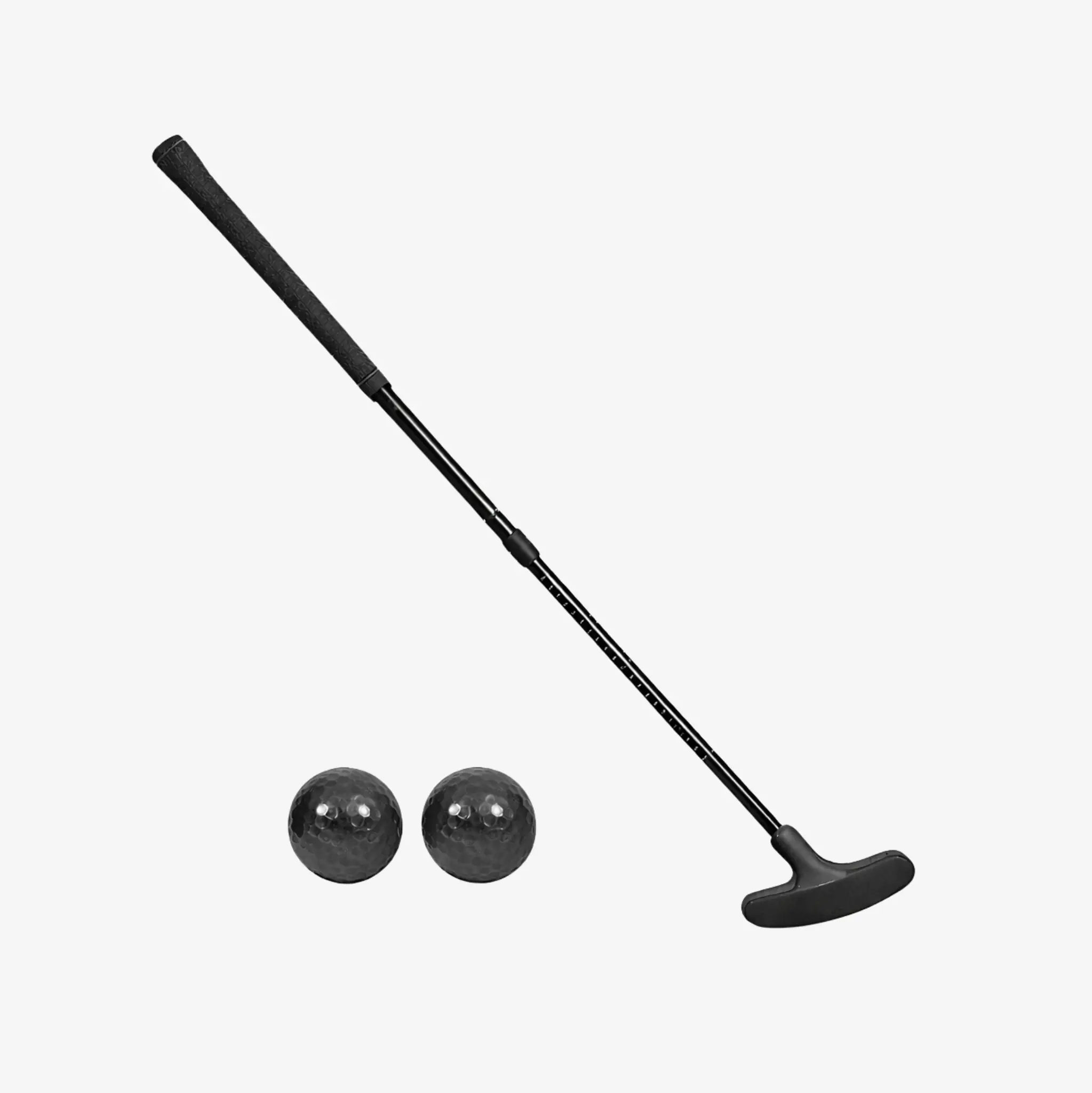 Feuerwehr Minigolfschläger, inkl. 2 PU-Bällen in Schwarz