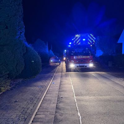 FW-DT: Kleinbrand an einer Gartenhütte