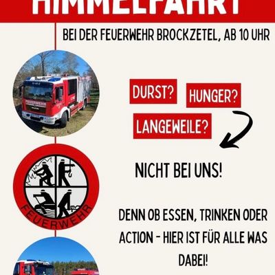 FW-AUR: Feuerwehr Brockzetel lädt zu Jubiläumsfeier am Himmelfahrtstag ein