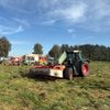 FW-AUR: Motorraum eines Schleppers in Flammen