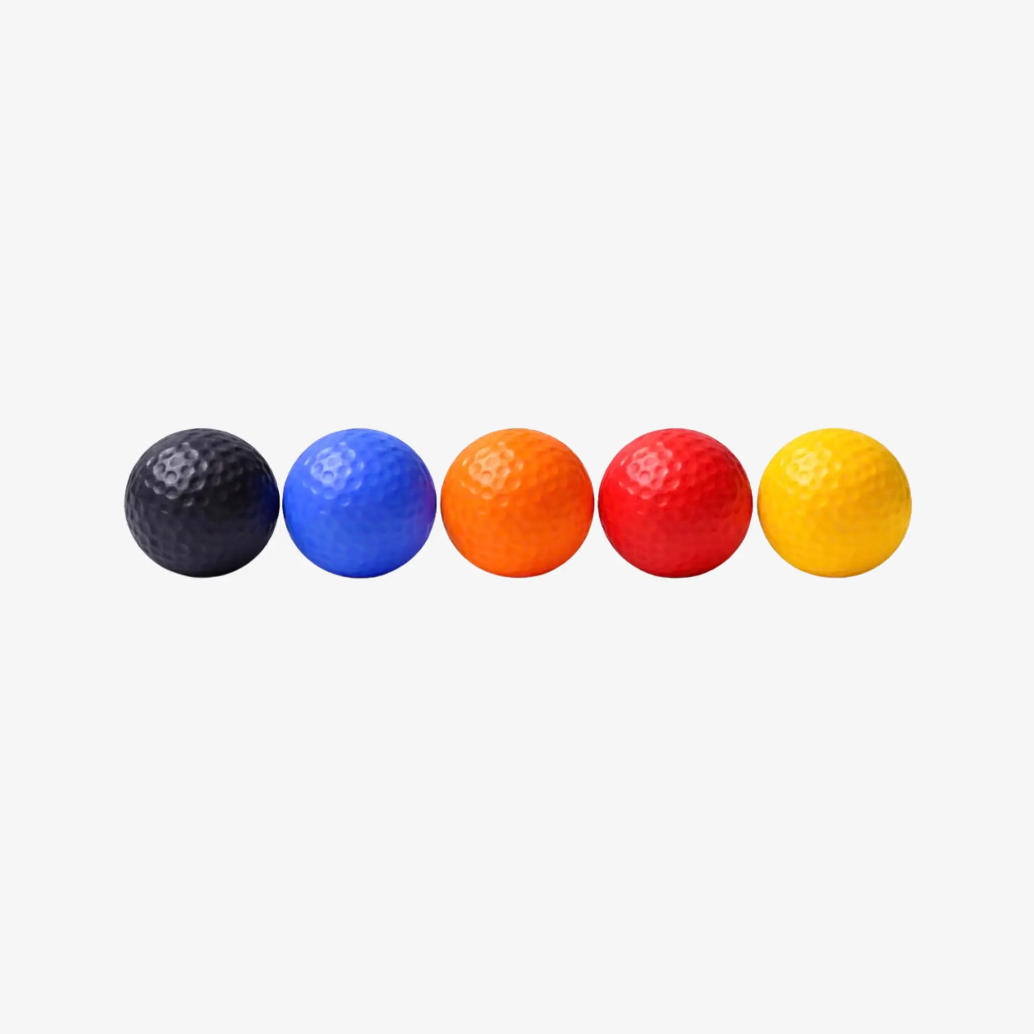 Minigolfbälle aus PU (5er Set) in Bunt