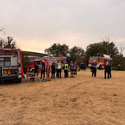 FW-Heiligenhaus: Vegetationsbrand im Stadtteil Isenbügel - rund 50 Einsatzkräfte über drei Stunden im Einsatz