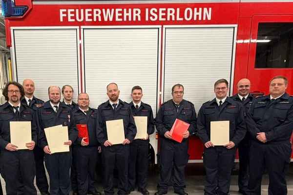 FW-MK: Jahresdienstbesprechung der Löschgruppe Untergrüne