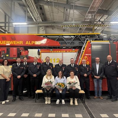 FW Alpen: Jubiläumsfeier in der Einheit Alpen