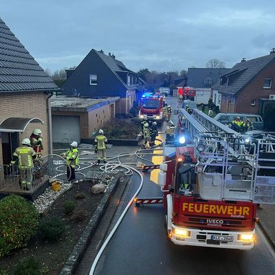 Feuerwehr Kalkar: Küchenbrand in Kalkar