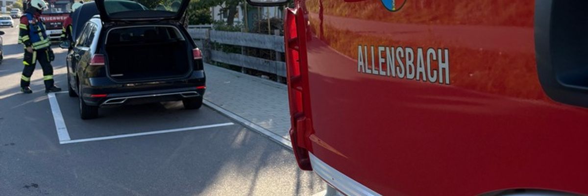 FW Allensbach: B1 PKW innerorts