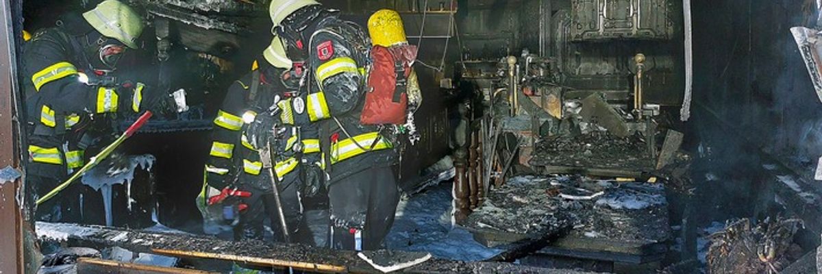 FW-M: Brand in Lokal (Freimann)