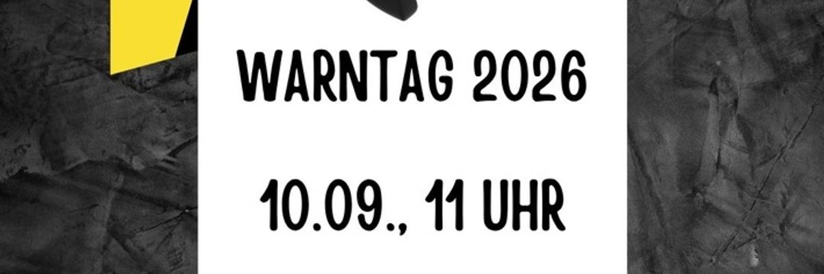 FW-BOT: Bundesweiter Warntag am 10.09.