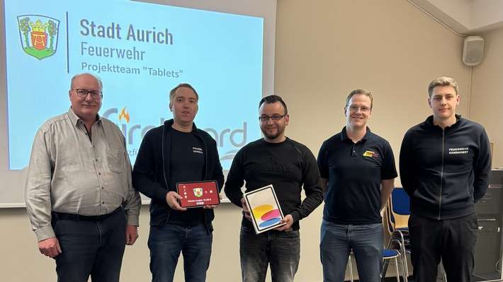 FW-AUR: Pilotprojekt - Auricher Feuerwehren setzen auf digital unterstützte Einsatzkoordination