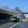 FW Ratingen: Brennender Abschleppwagen auf BAB 3 in Ratingen