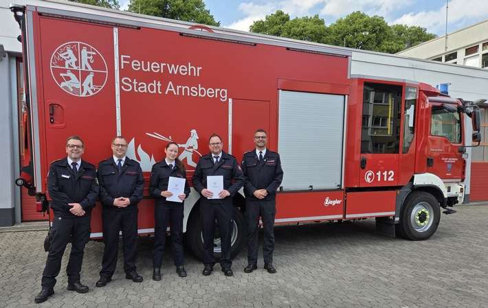 FW-AR: Neue Führung bei der Kinderfeuerwehr der Stadt Arnsberg