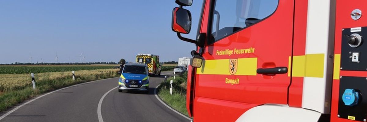 FW Gangelt: Krad-Fahrer bei Unfall leicht verletzt