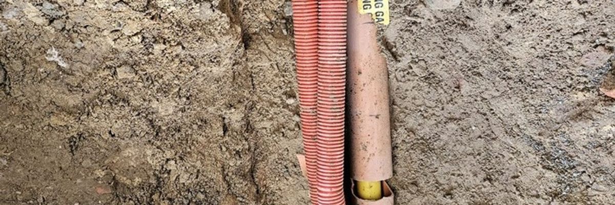 FW Lügde: Feuerwehreinsatz wegen beschädigter Gasleitung
